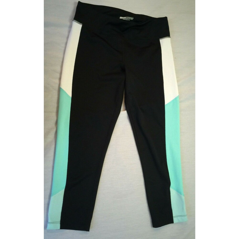 EXPCORE PERFORMANCE WOMENS ATHLETIC PULL ON YOGA CAPRIS PANTS SIZE S